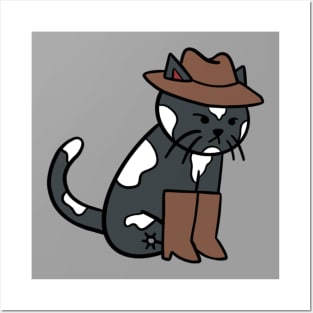 Cowboy Cat Posters and Art